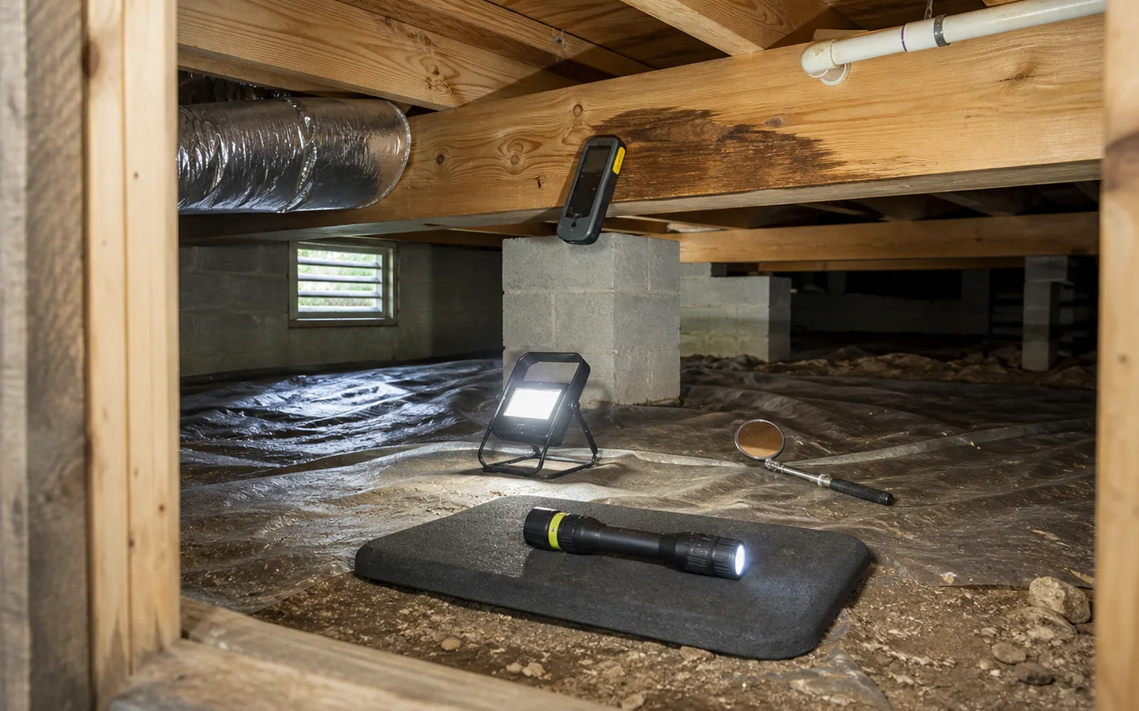 Representative crawlspace imagery