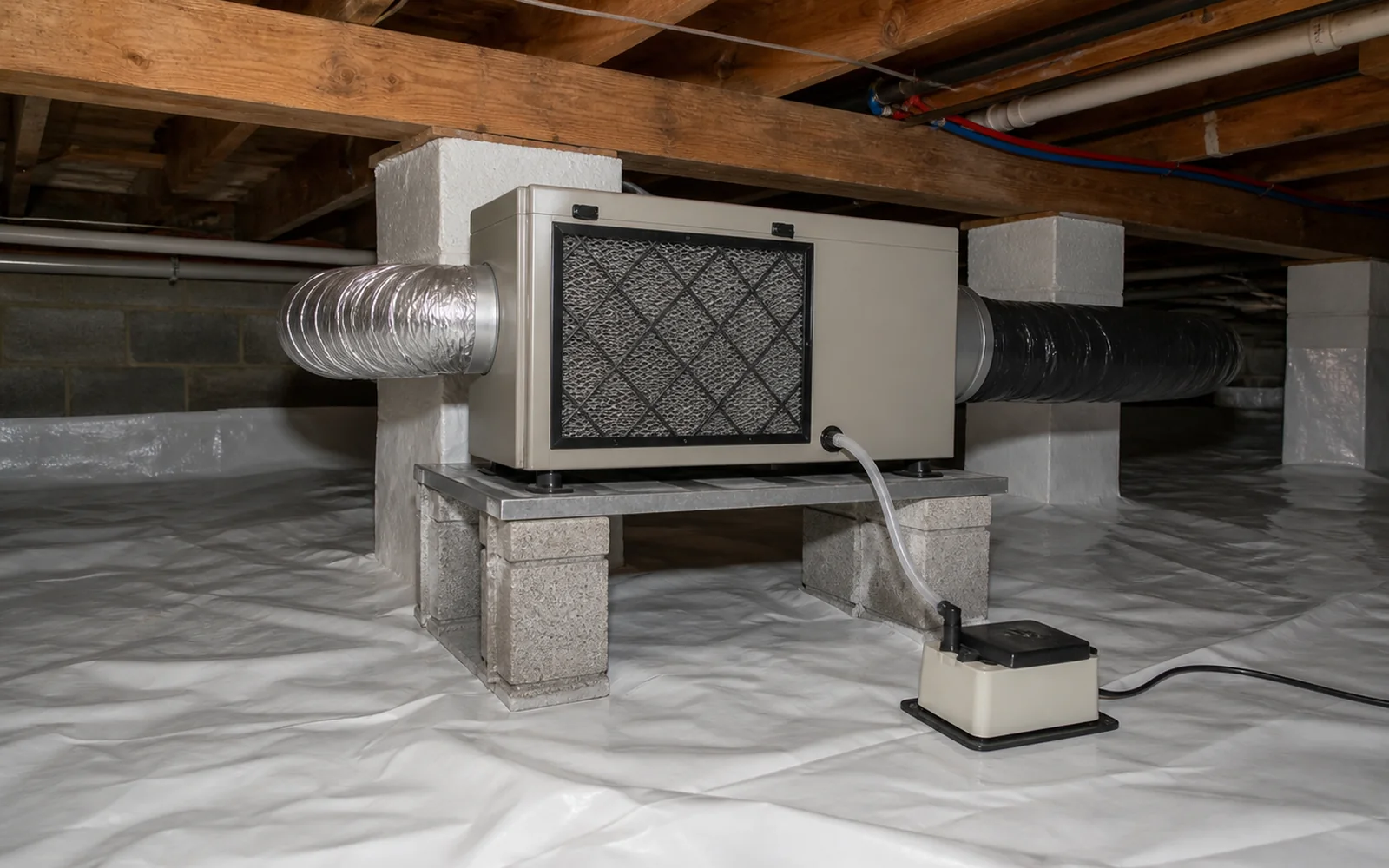 Representative crawlspace imagery